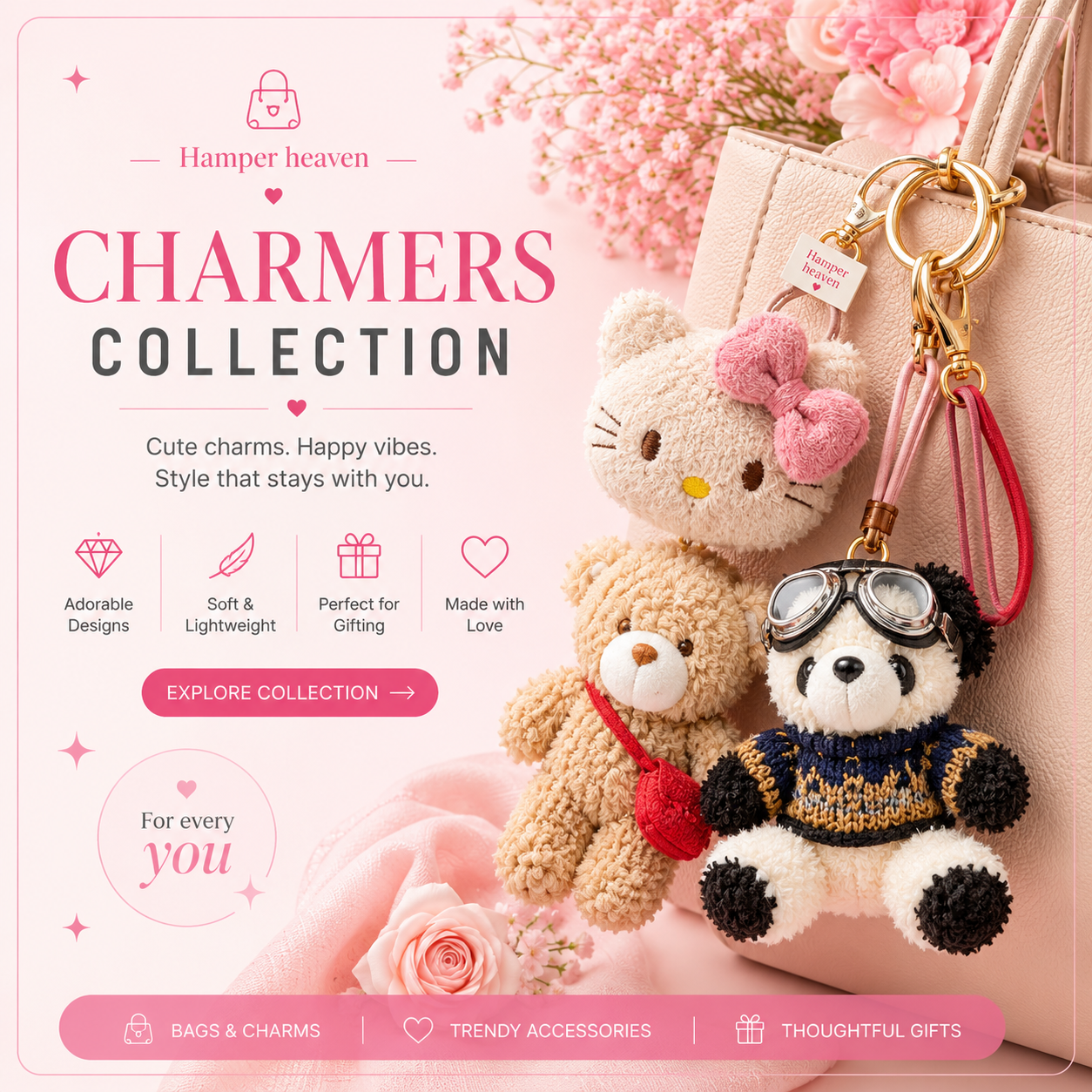Charm Keychain