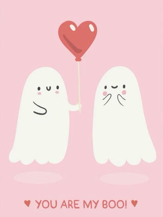 Cute Love Greeting Card – “You Are My Boo” Theme