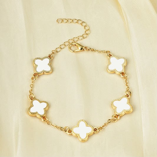 Ivory Clover Bracelet