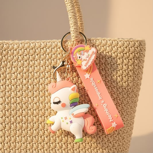 Blush Unicorn Magic Bag Charm
